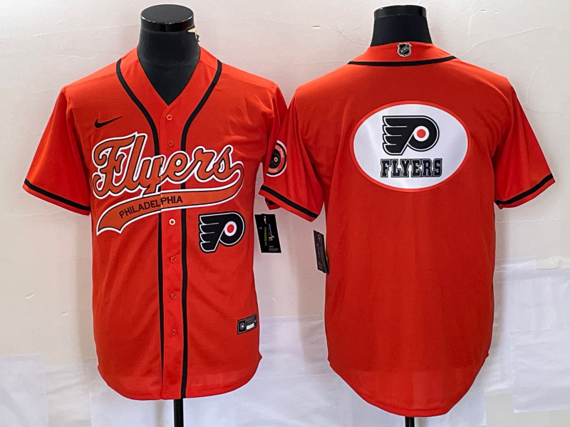 Men Philadelphia Flyers adidas  orange blank NHL  jerseys style 1->philadelphia flyers->NHL Jersey